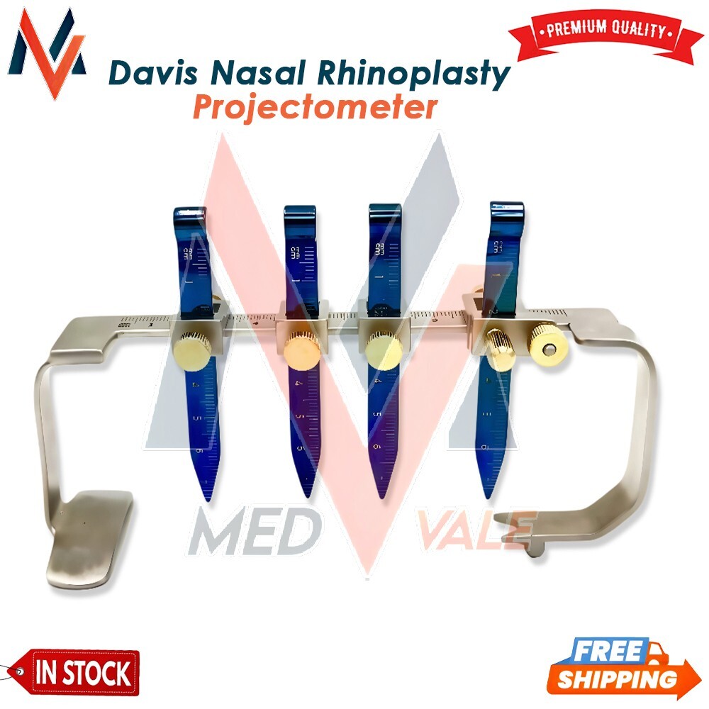 Davis Nasal Rhinoplasty Projectometer Measuring & Marking Inst Plastic Surgery