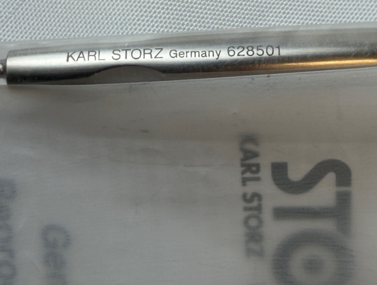 Karl Storz 628501 Halle Malleable Antrum Curette Size 1 21cm ENT