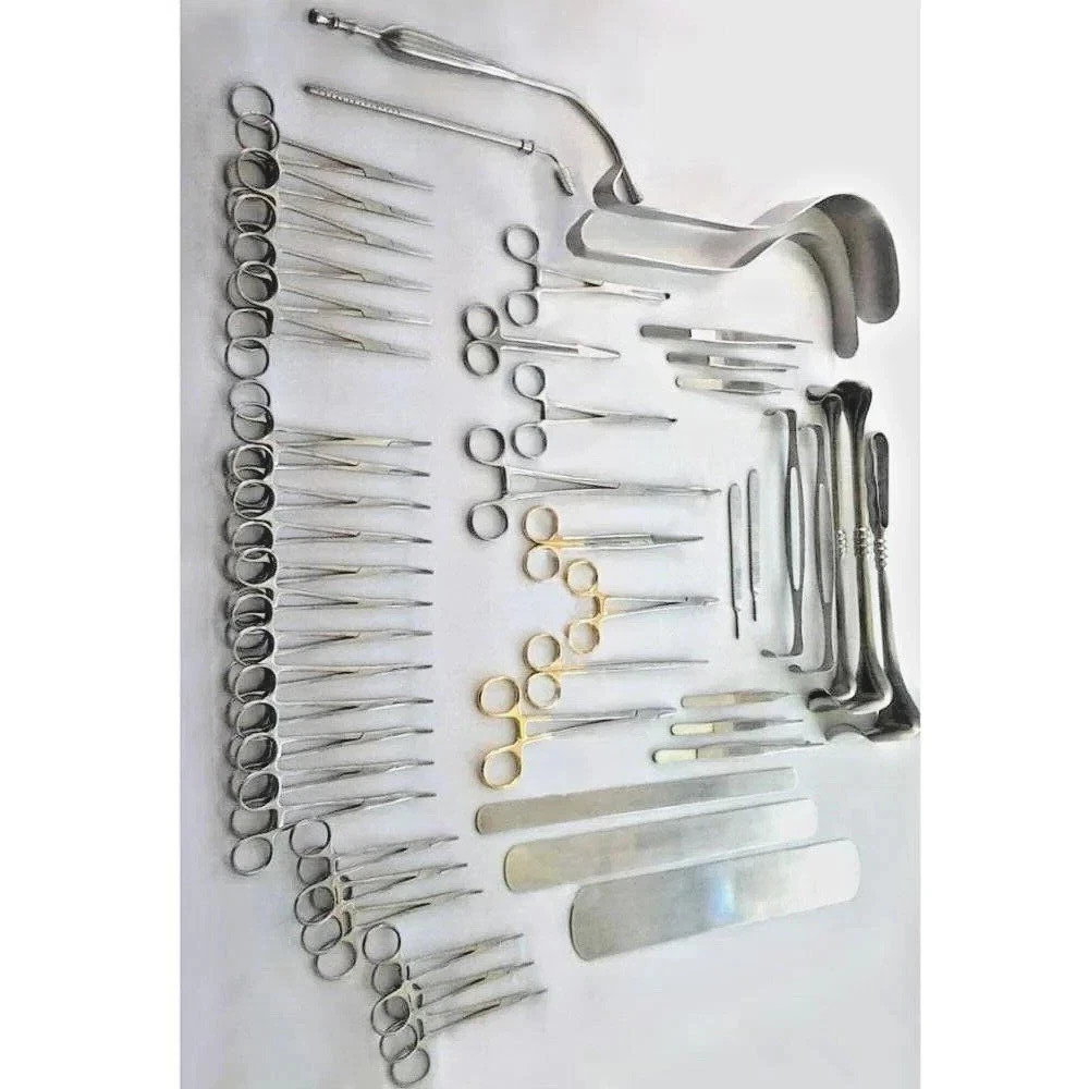 Basic Laparotomy 104 Pcs Instruments Set Abdominal Surgery