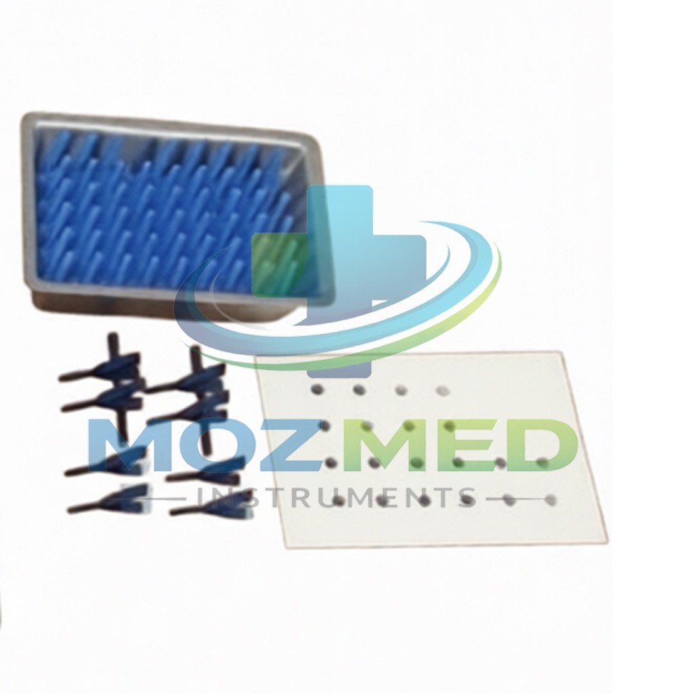 Micro Surgery Instrument Set 9 Pcs With Micro Vascular Clamp Plastic Surgery