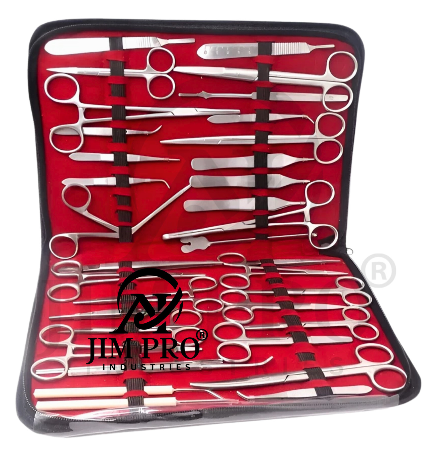JIM PRO General Basic 157Pc Veterinary Surgical Instrument Kit With Case Vet set