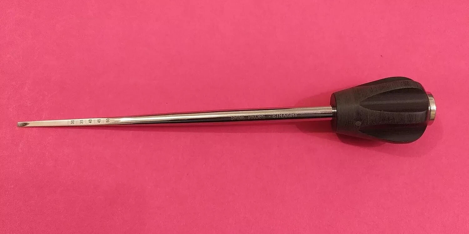 Bone Lenke Probe Palm Handle Straight 8 inch Orthopedic Surgical Instruments