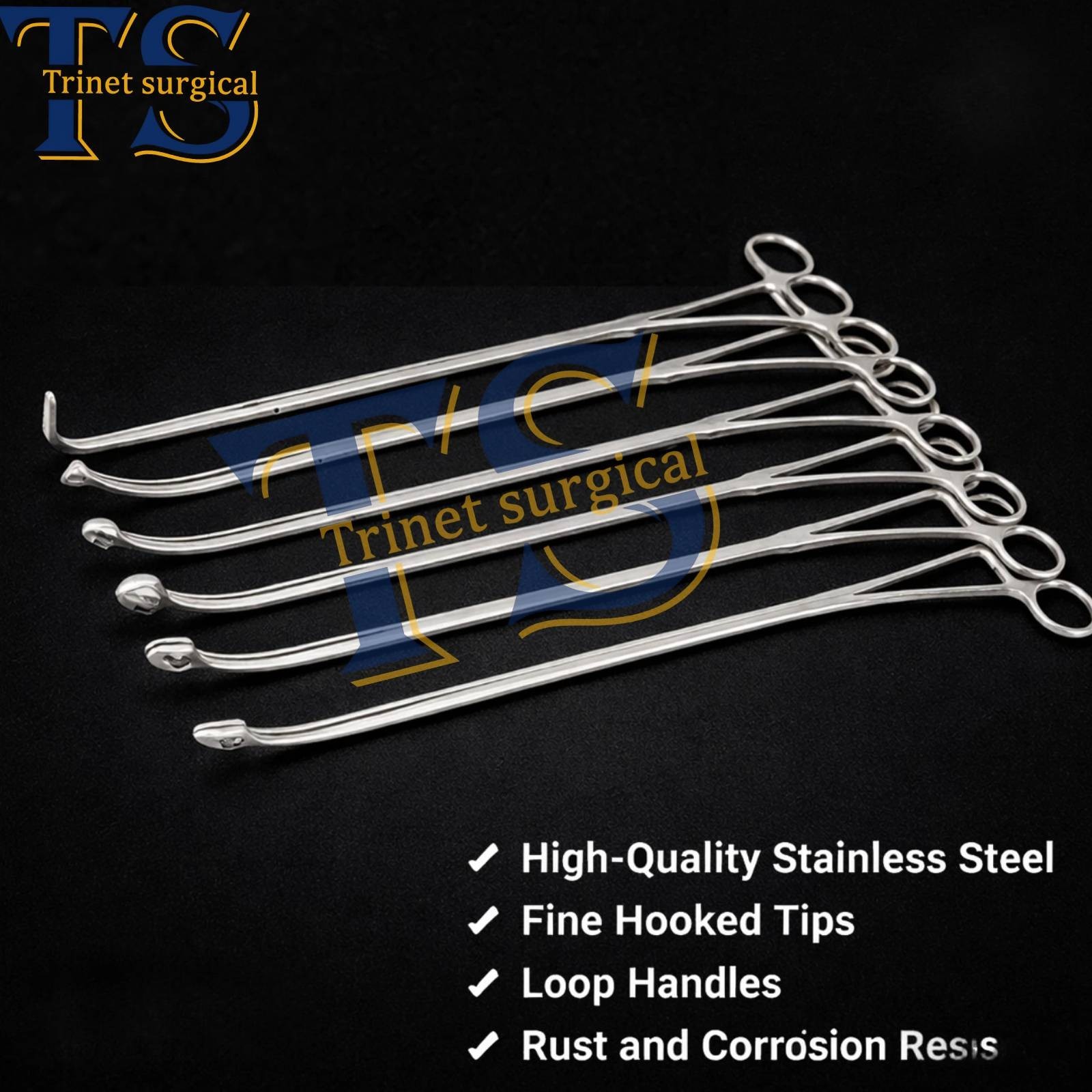 6pcs of Thoracoscope Surgery Instruments VATS lung surgery instruments
