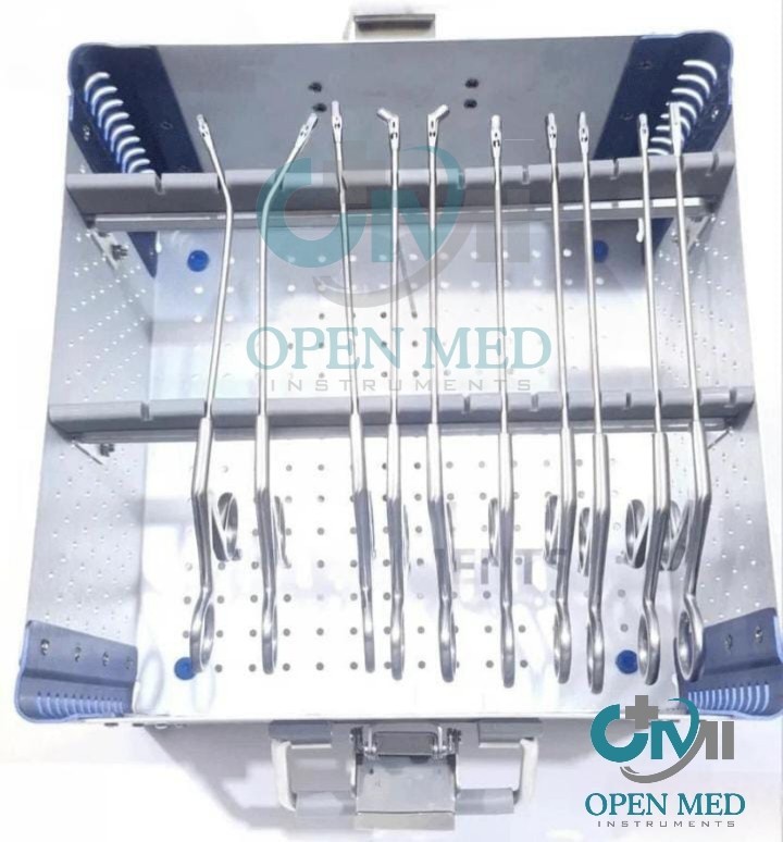 Arthroscopy Forceps Set of 10 Pcs With Sterilization Box Knee Arthroscopy