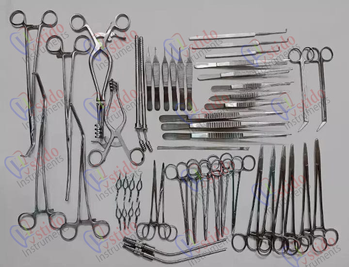 Vascular Surgery Set of 52 Pieces High Quality Surgical Instruments