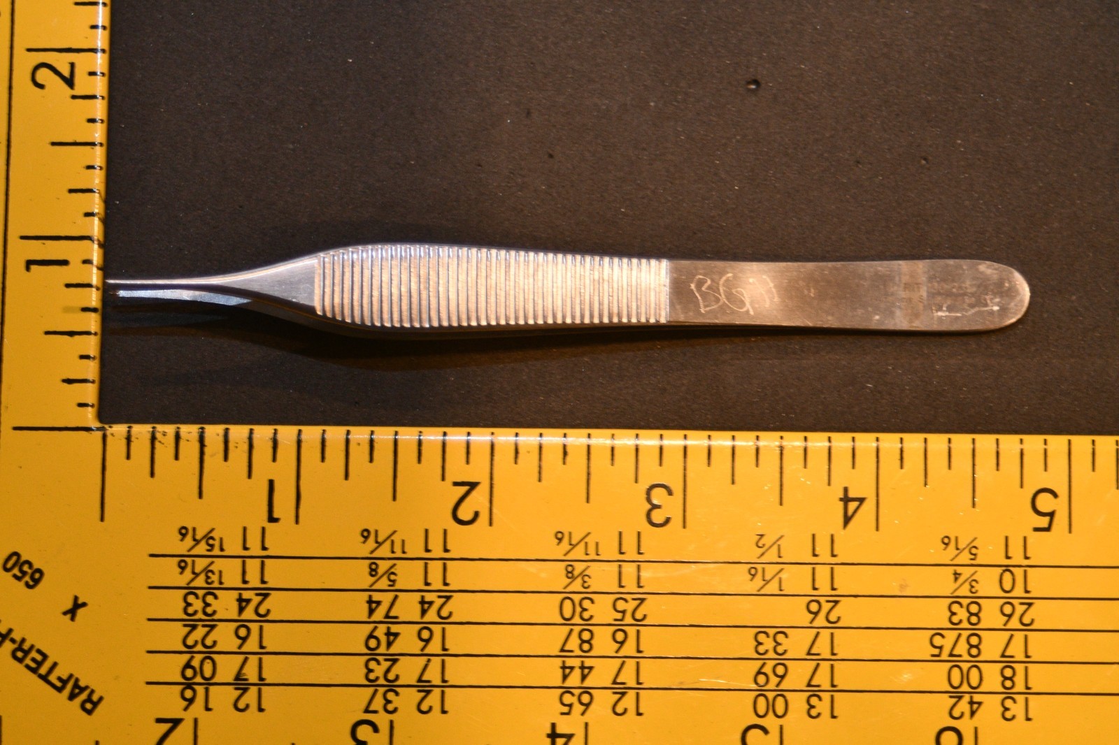 Jarit 130-235 Adson Forceps 4¾” Surgical 1×2 Teeth 0.8mm Germany Stainless