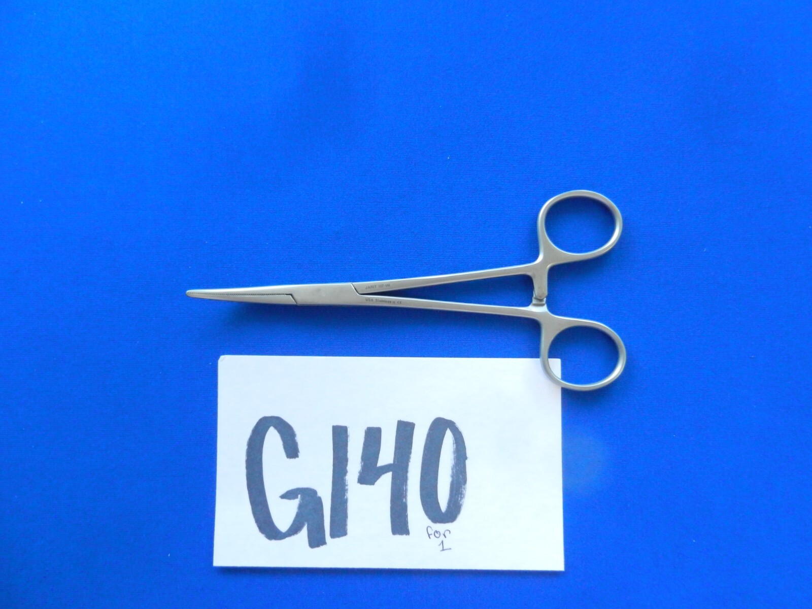 G140 Jarit 107-141 Crile Curved Forceps 159mm Overall Length