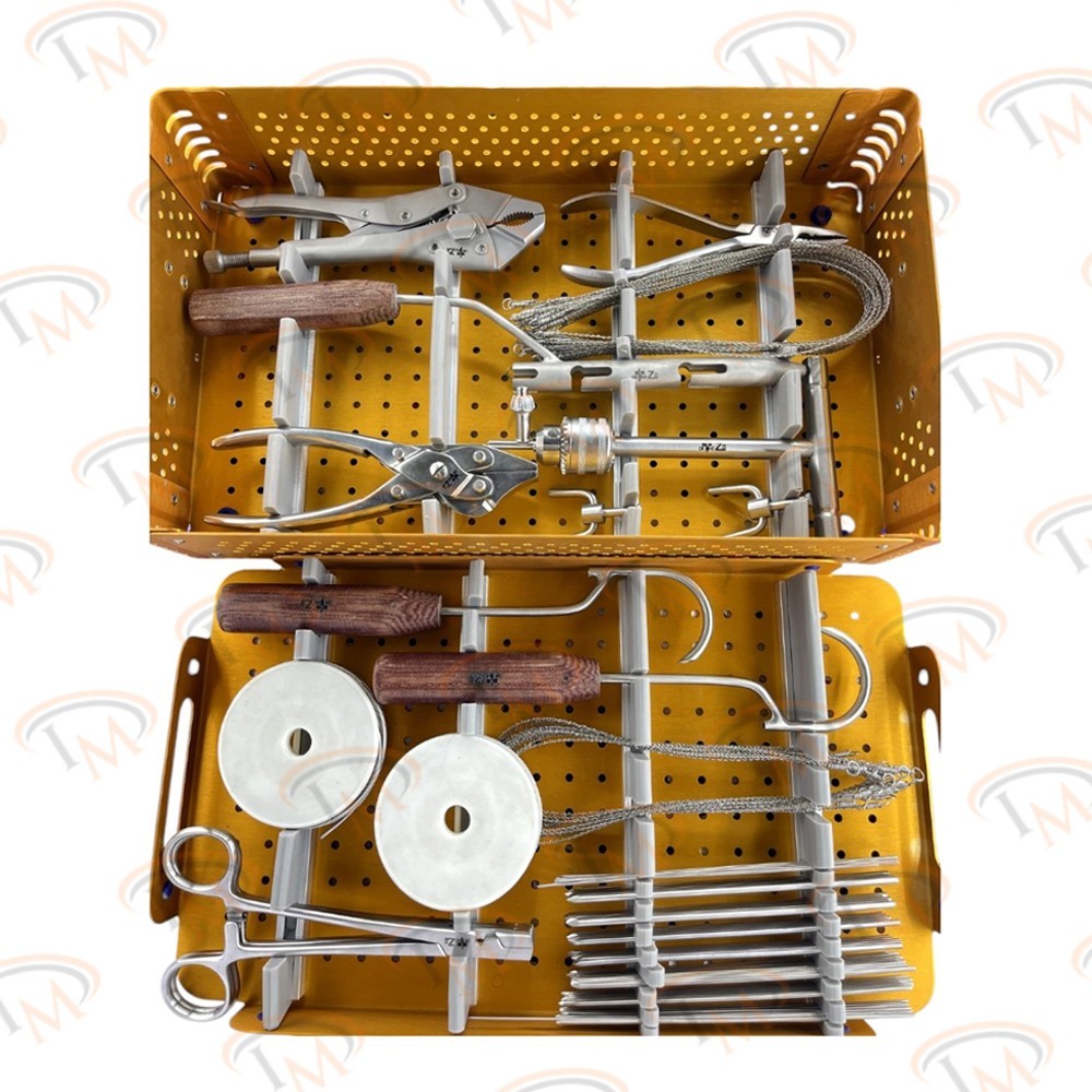 K Wire Instrument Set with Aluminium Box (101 Pcs)