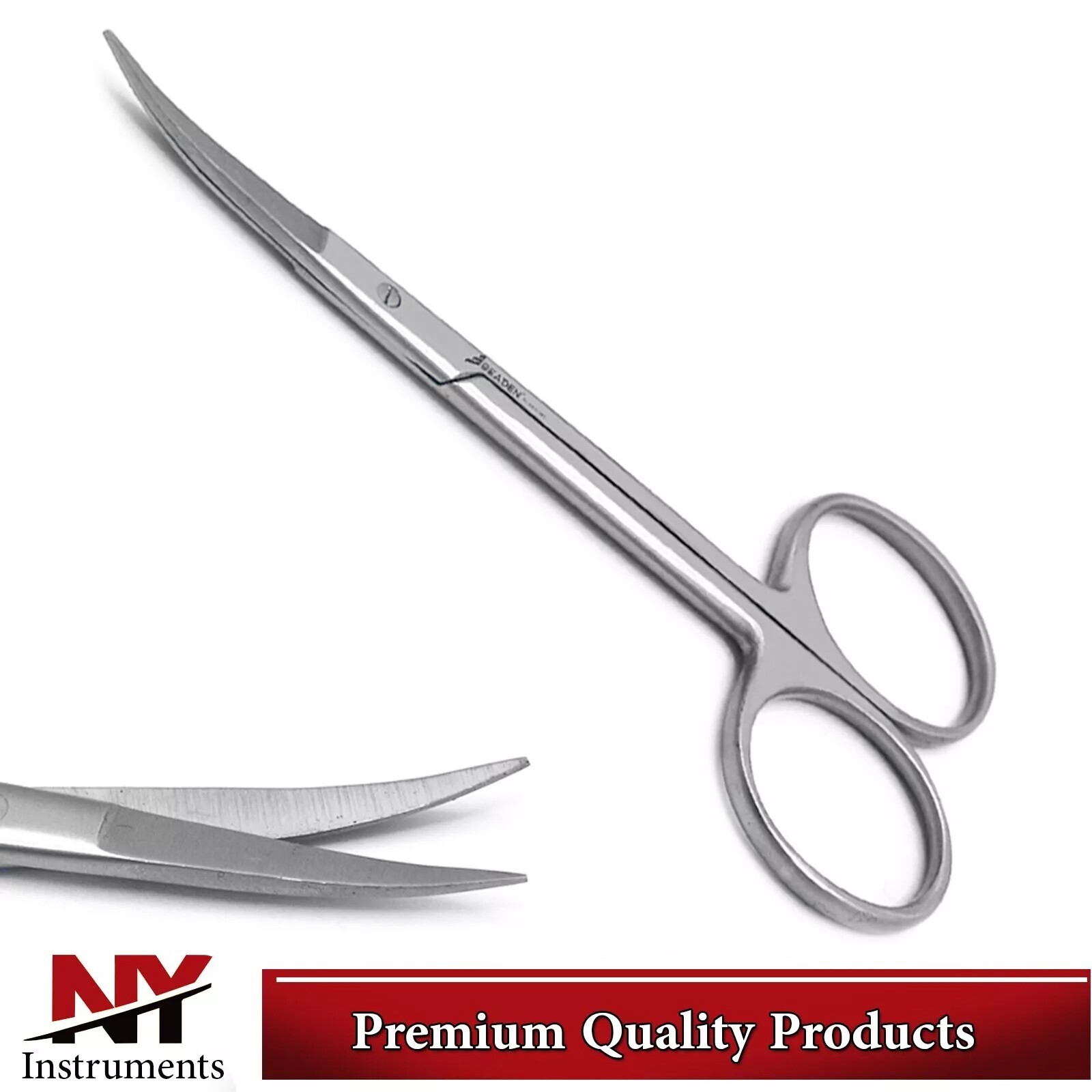 Surgical Instruments Iris Scissors and Adson Forceps Classic Suture Removal