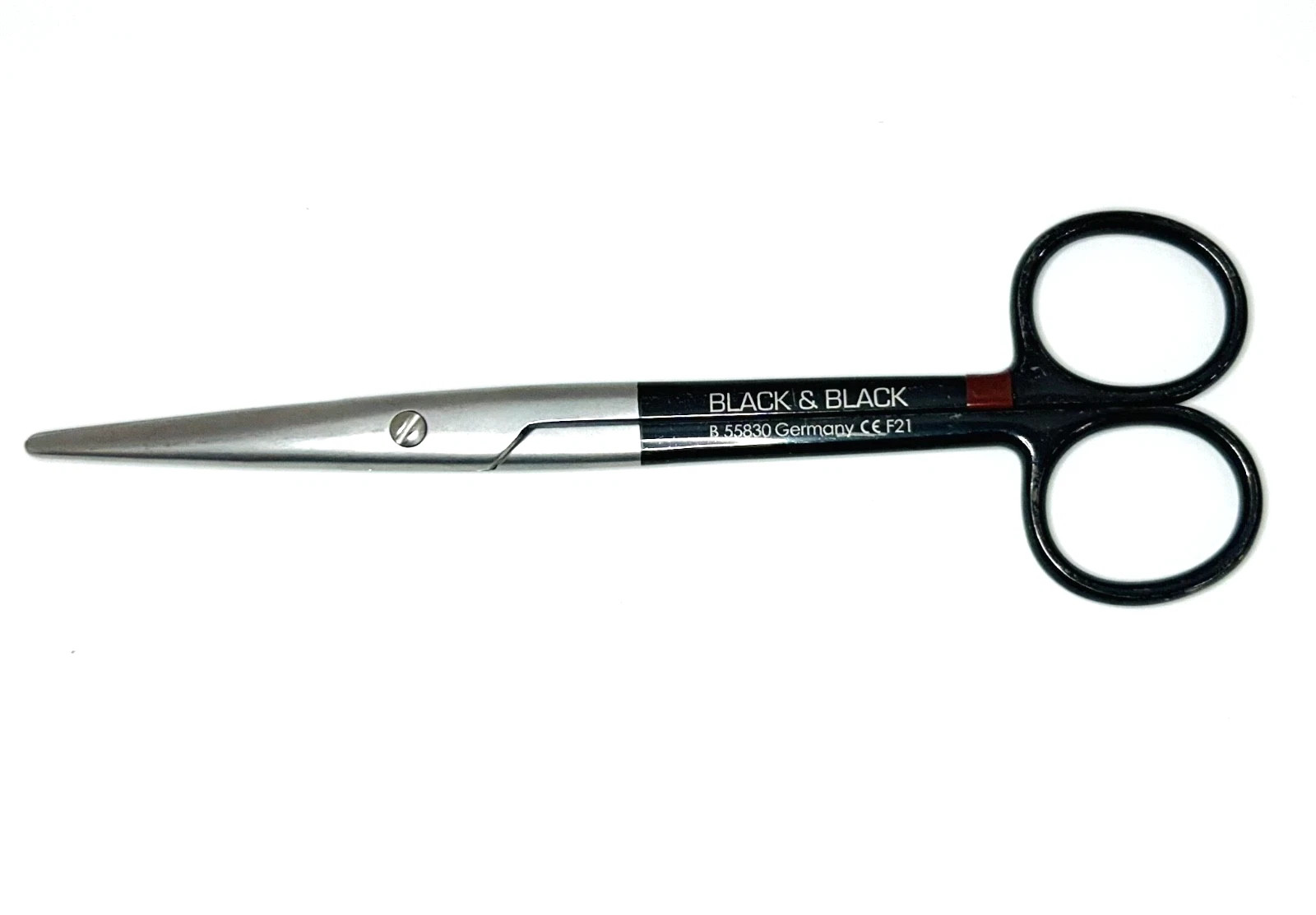 Black & Black Mayo b 55830 Serrated Supercut Scissors, 6- 3/4”, 17cm, Straight