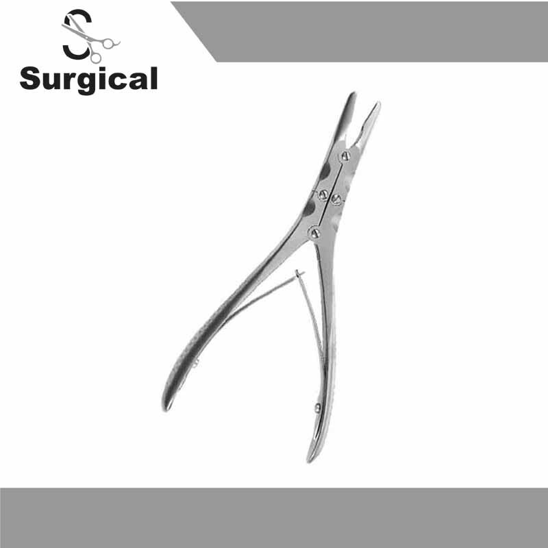 Beyer Bone Rongeur Curved 3.5mm Bite 7″ Double Action Orthopedic Instruments
