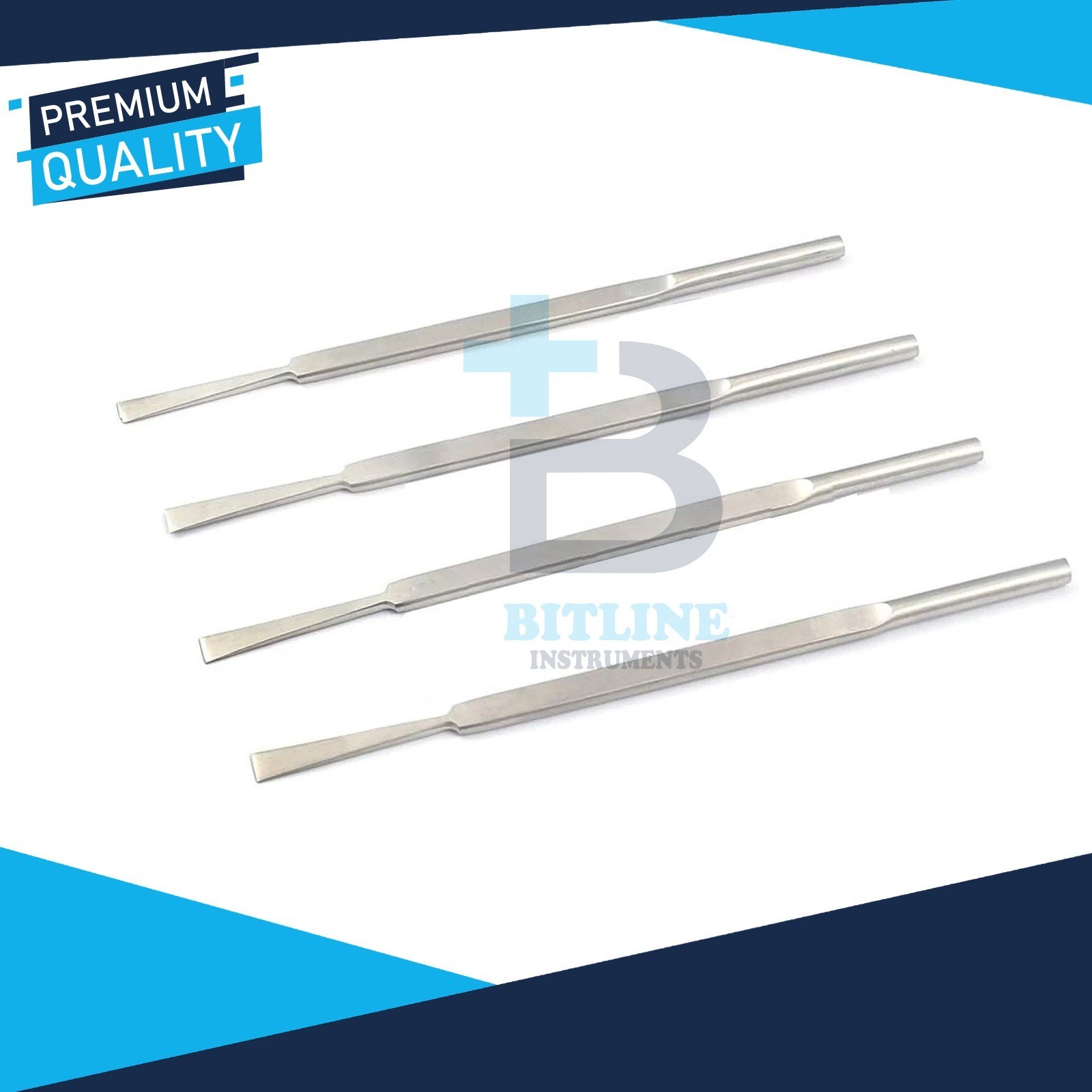 4 Cottle Chisel Osteotomes 4,7, ,9, 12 MM ENT Surgical Orthopedic Instruments