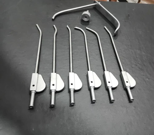 8PCS Arthroscopy Meniscus Suture Passer Threading Instrument Kit Orthopedic Set