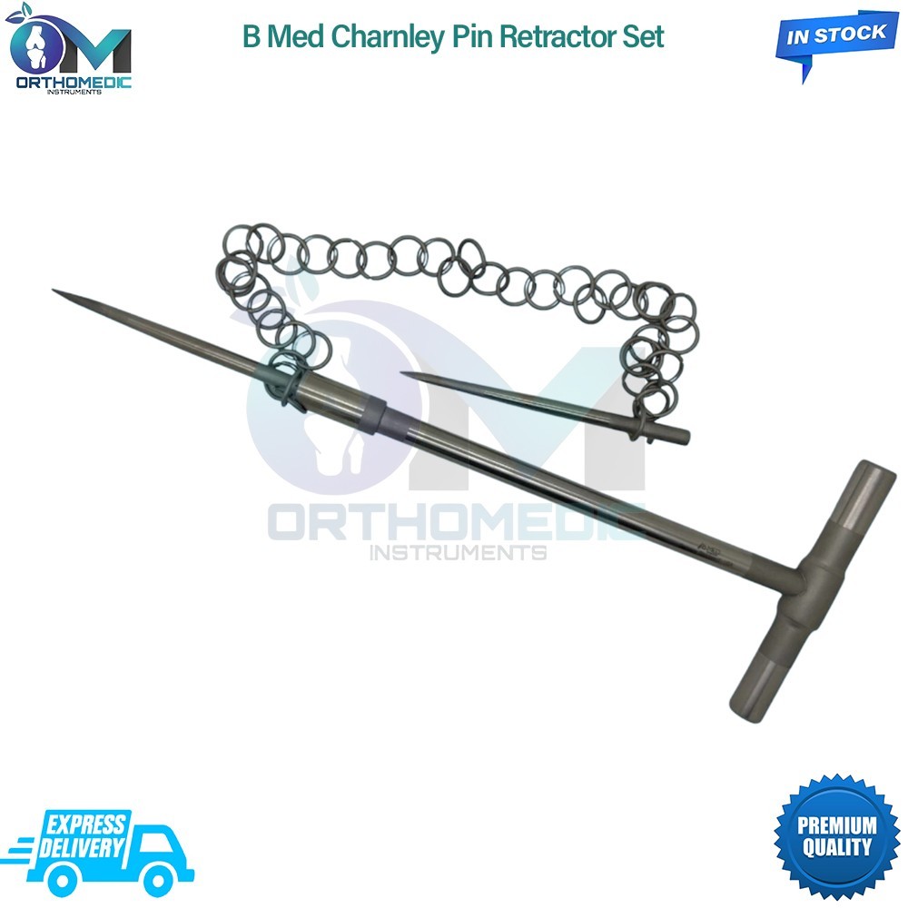 B Med Charnley Pin Retractor Set Orthopedic Surgical Instruments