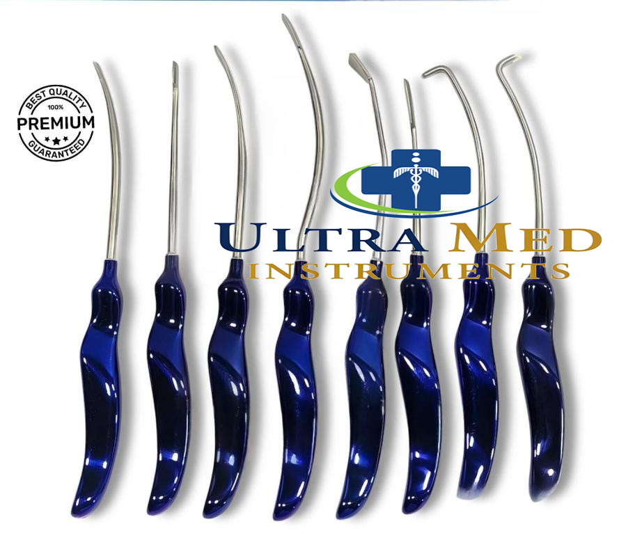 Face Lift Browlift Dissector&Elevator Titanium Coated Plastic Surgery Instrument