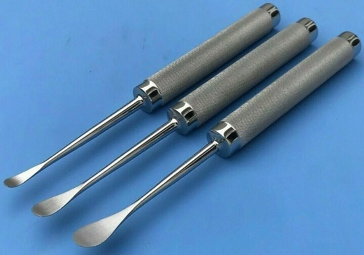 Cobb Spinal Elevators Curved 3 Pieces Set Orthopedic Instruments Top Quality