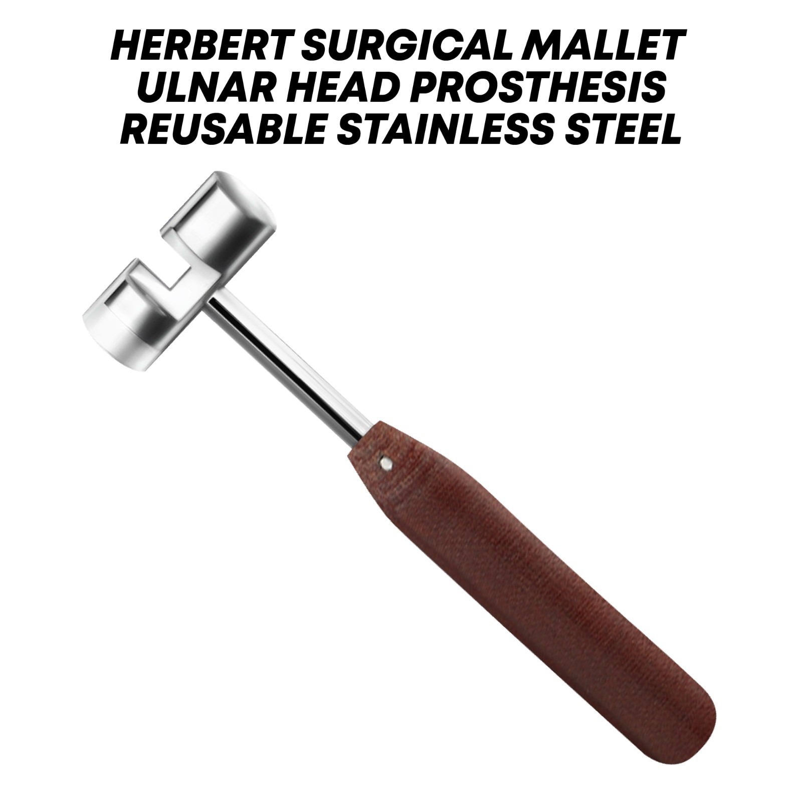 Herbert Surgical Mallet 19 cm Ulnar Head Orthopedic Instruments German