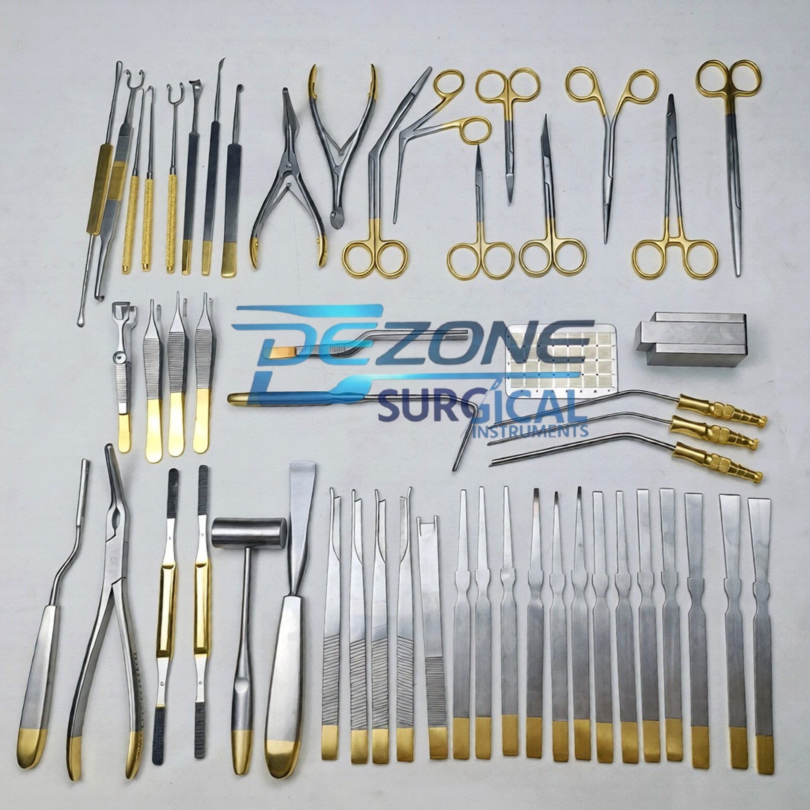 Rhinoplasty Instrument Set of 53 Pcs – Nose Surgery, Plastic Surgery Instruments