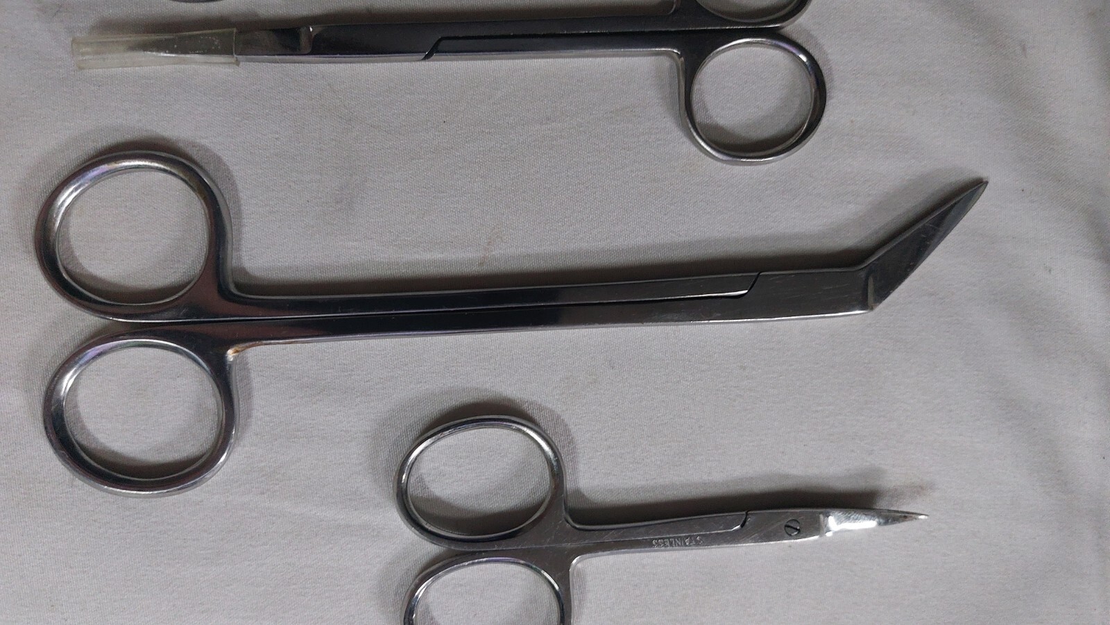 Medical Surgical Instruments Stainless Steel Straight & Angle Cutters Lot Of 6