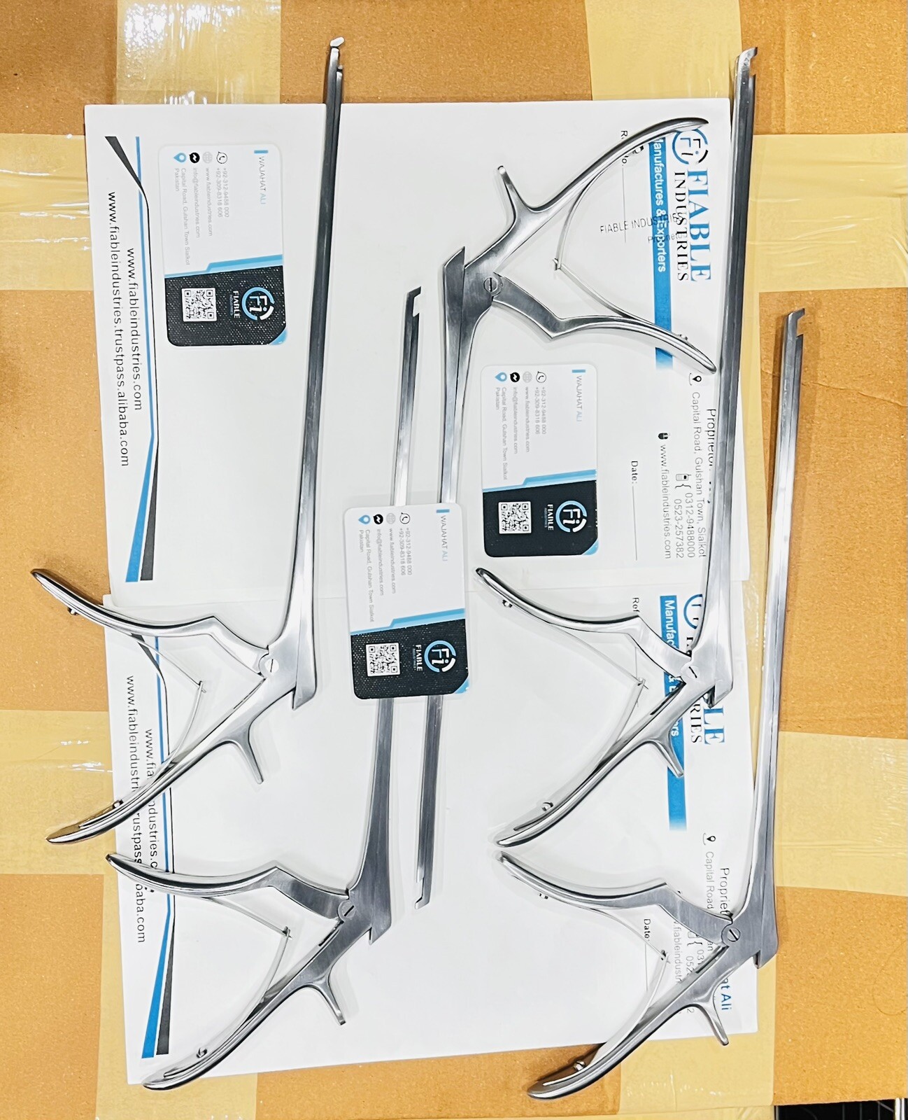 Kerrison Rongeurs Set 11 Inches(1mm,2mm,3mm,4mm,5mm) 5 Pcs Upward