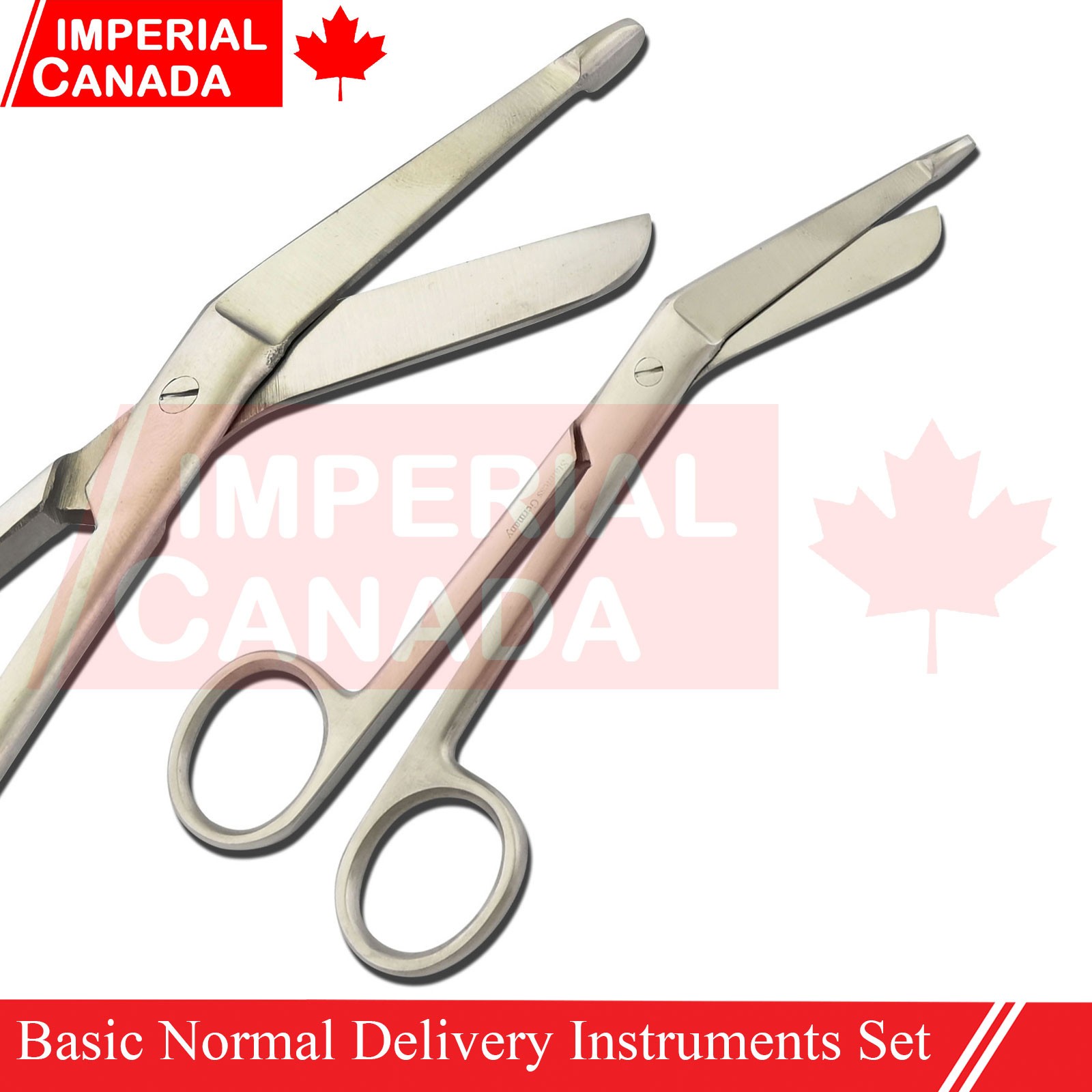 Basic Delivery Tray Set Obstetrical Forceps Scissors Gynae Surgical Inst DS-2368