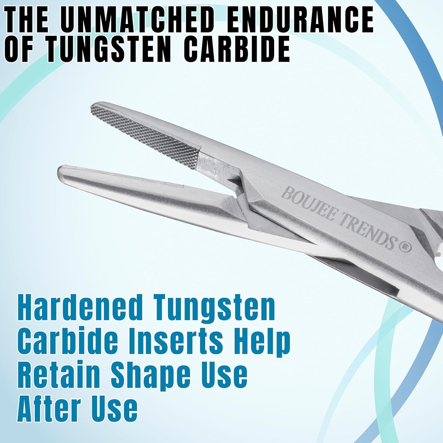 6″ TC Mayo Hegar Needle Holder Tungsten Carbide Serrated Jaw Suture Driver