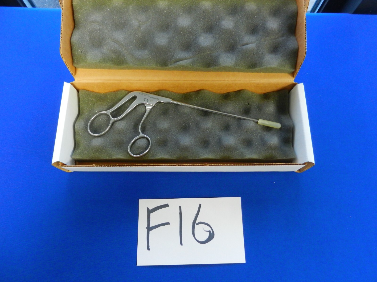 F16 Symmetry Surgical Arthroscopy Arthroscopic Punch, 0.8mm Up 15° Straight