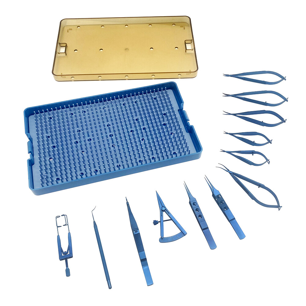Ophthalmic 12PCS Glaucoma Surgical Instruments Kit Lasik glaucoma Surgery Set