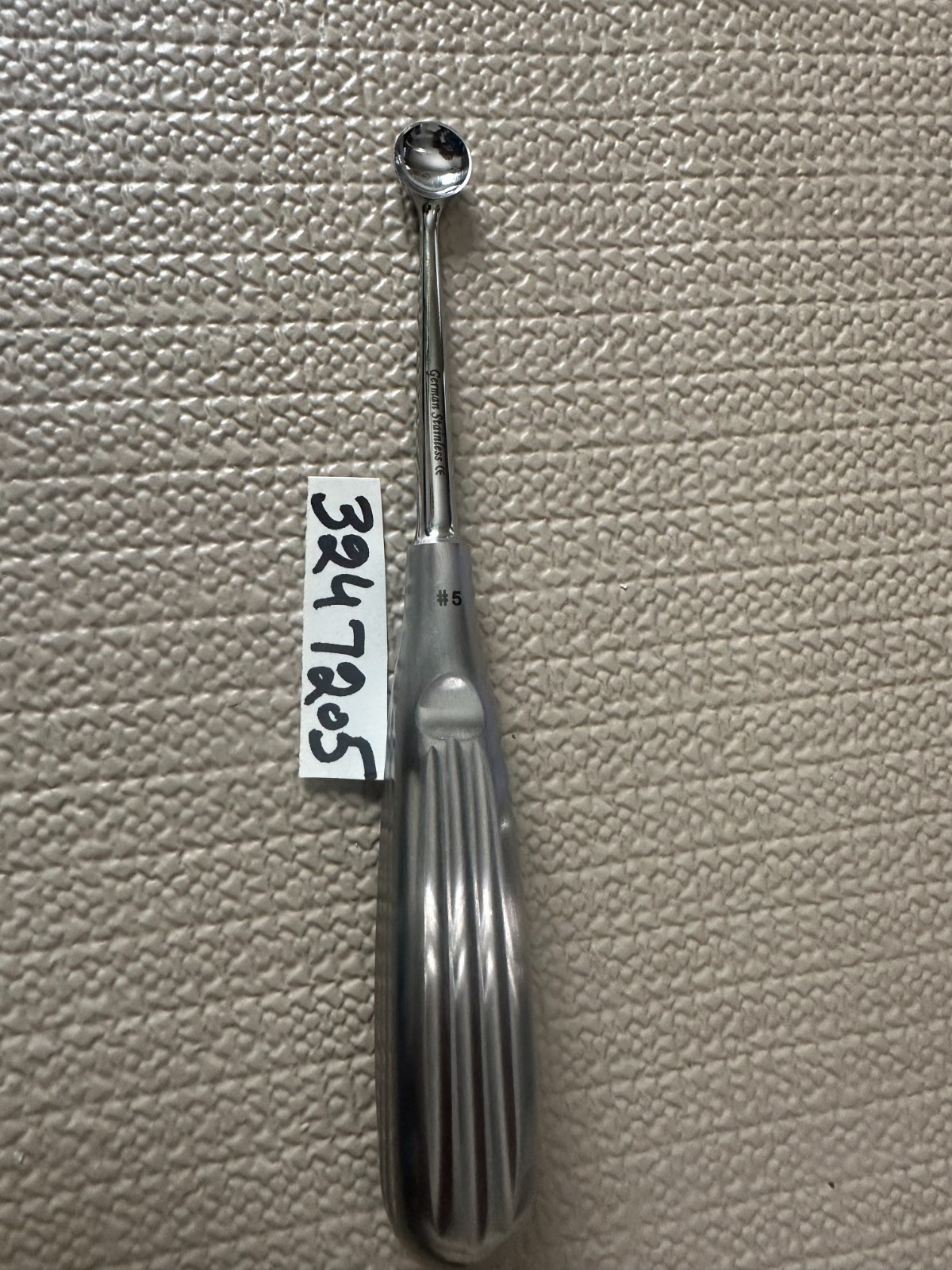 1PCS–BRUN ORTHOPEDIC CURETTES#5—- 6-3/4″