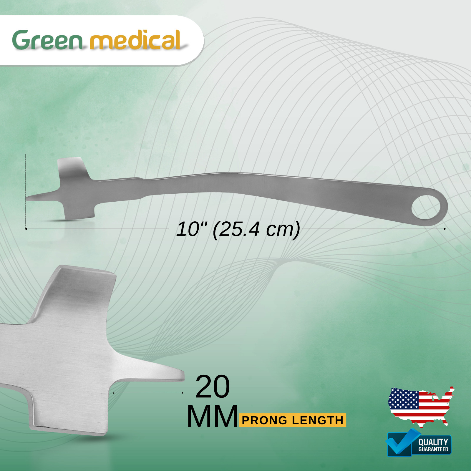 Right Modified TKA Retractor-Orthopedic Knee Surgery Instrument Stainless Steel
