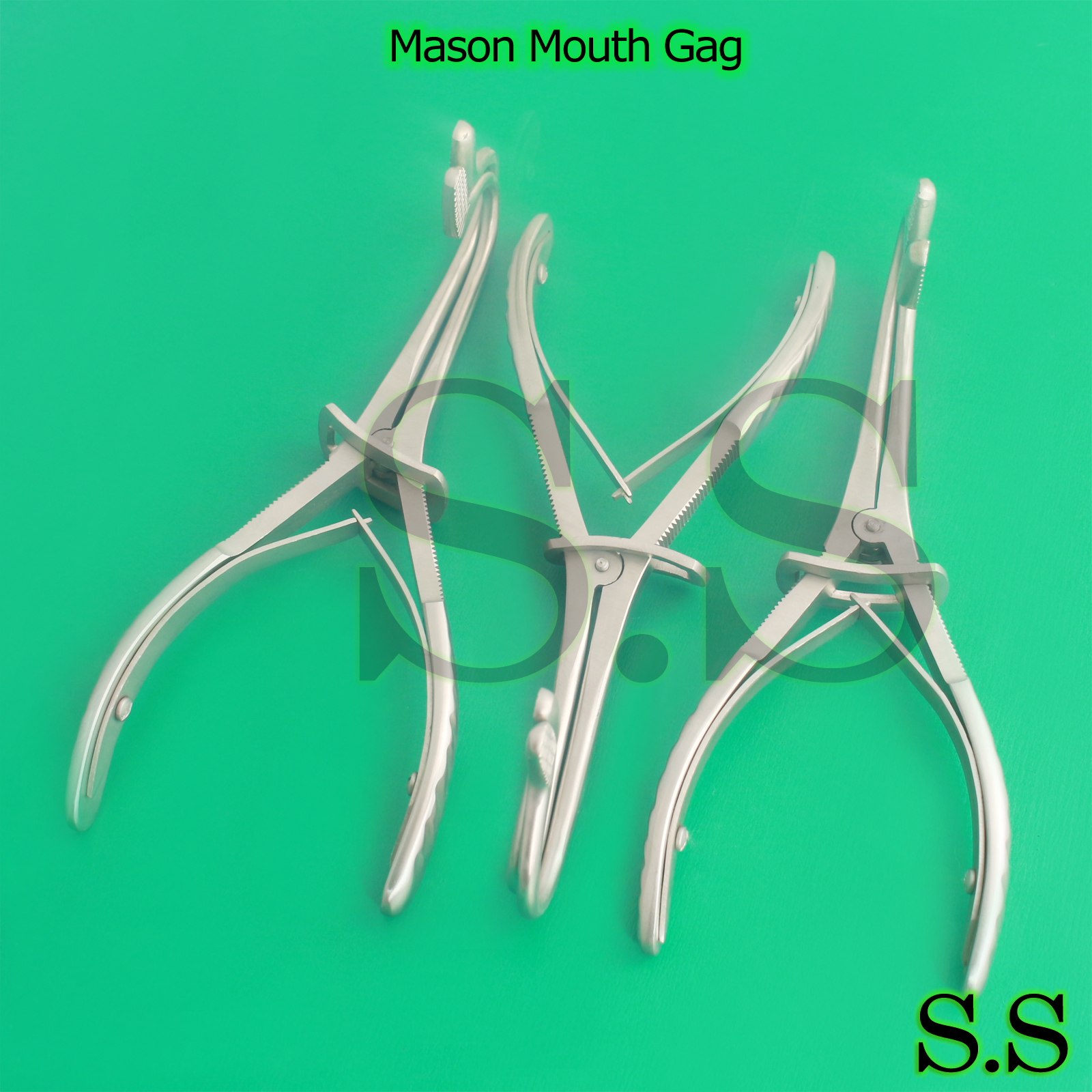 6 Mason-Ackland MOUTH GAG Surgical Dental Oral Tonsil Instruments