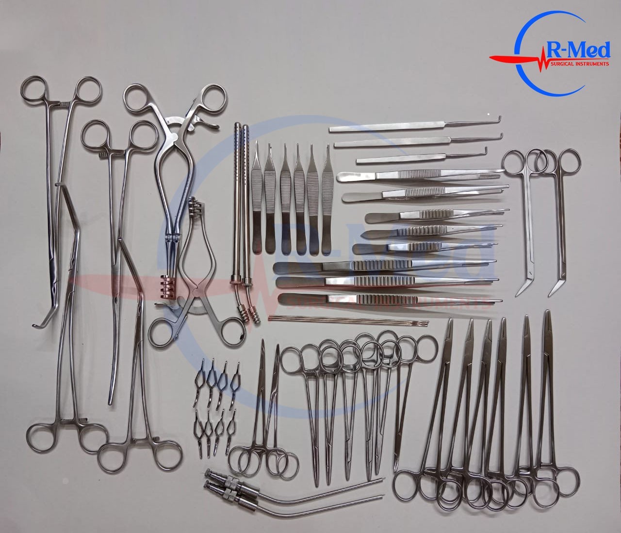 52 Pieces Vascular Surgery Set Surgical Medical Instruments
