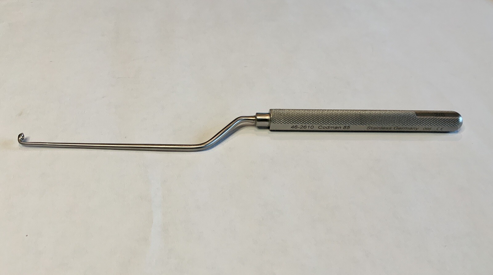 Symmetry Codman SSI 46-2610 NEW Offset Micro Curette 80° Down 00 SPINE & NEURO