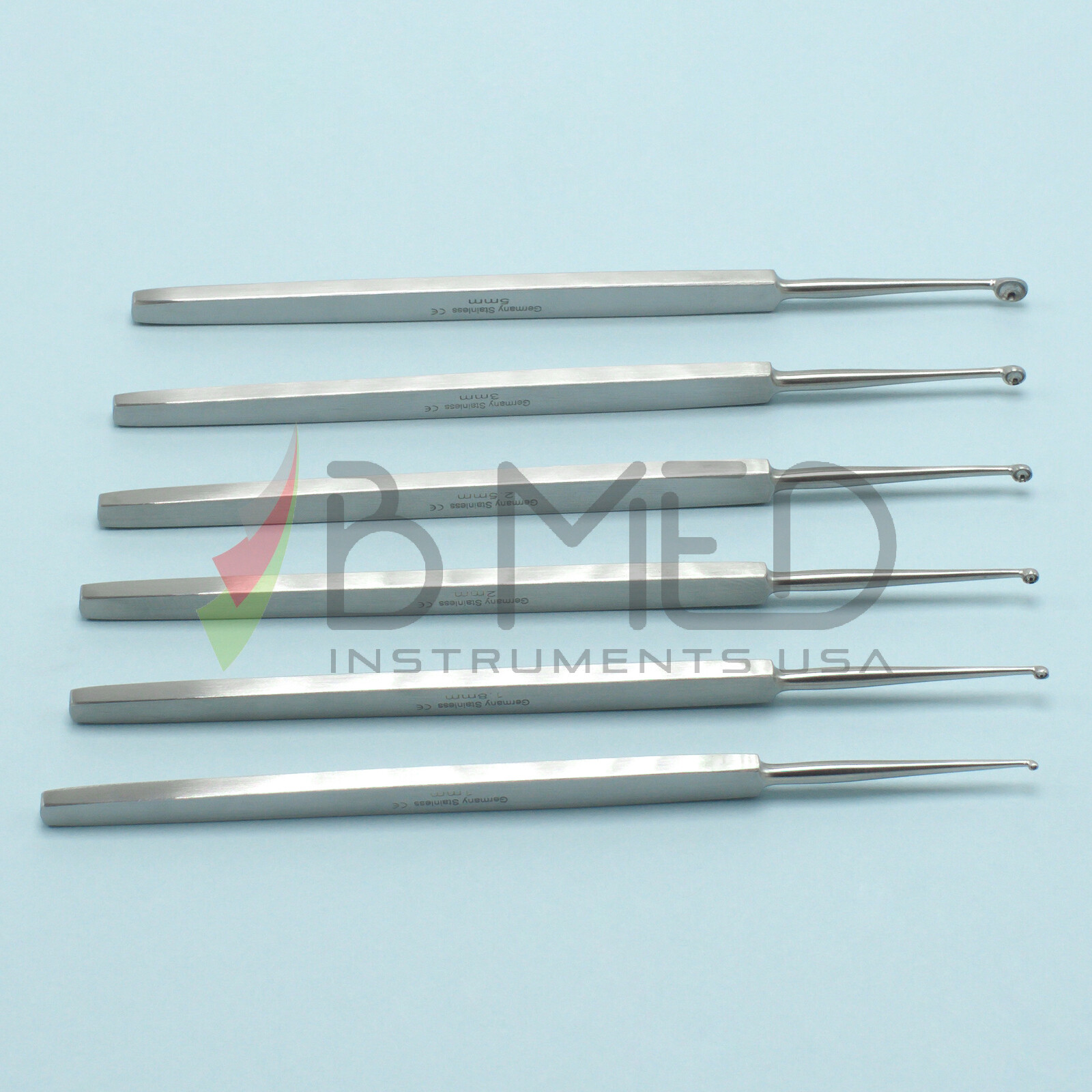 OR Grade Meyhoefer Chalazion Curette 1mm 1.8mm 2mm 2.5mm 3mm 5mm Ohpthalmic ENT