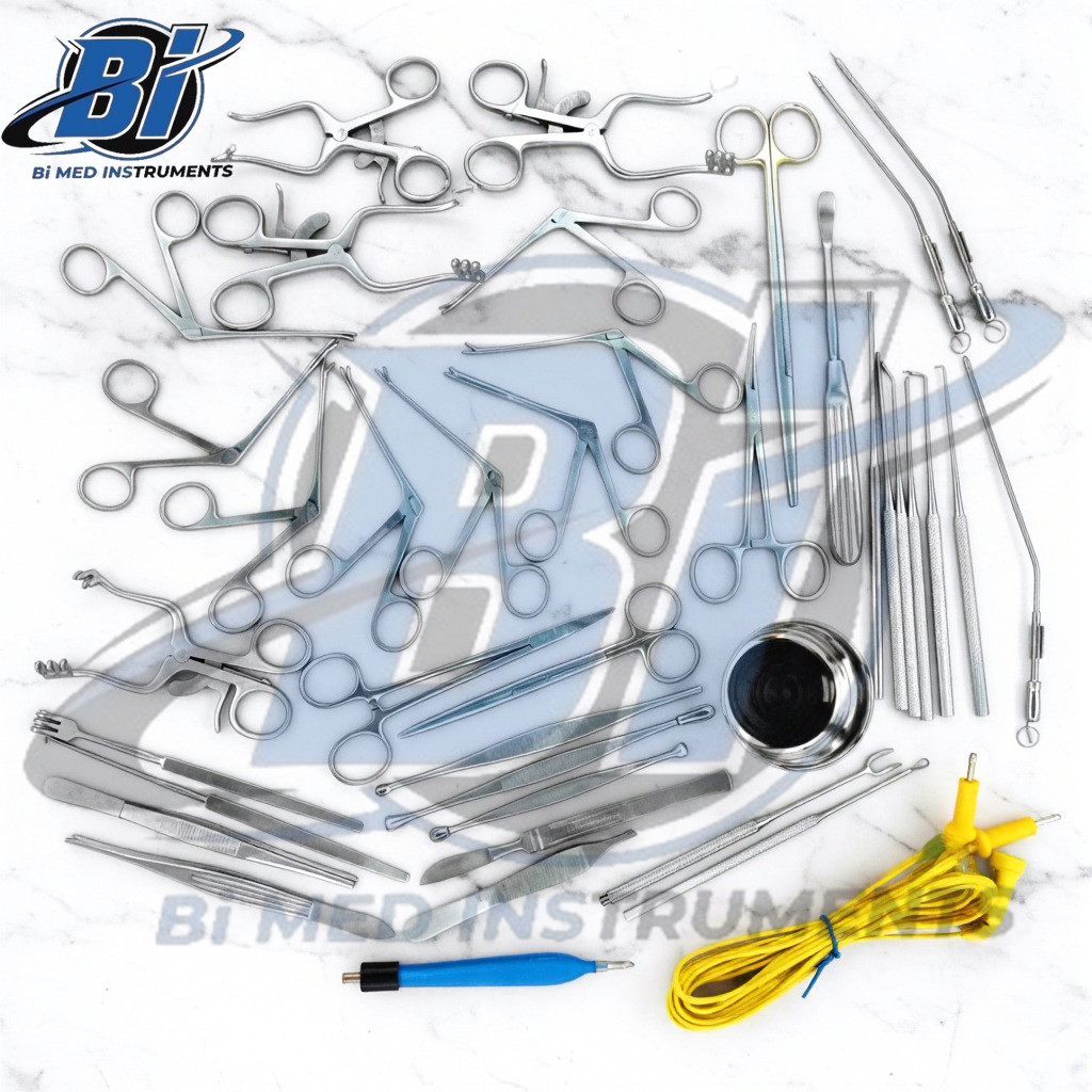 Tympanoplasty Micro Ear Surgery Instruments Set Of 41 Pieces