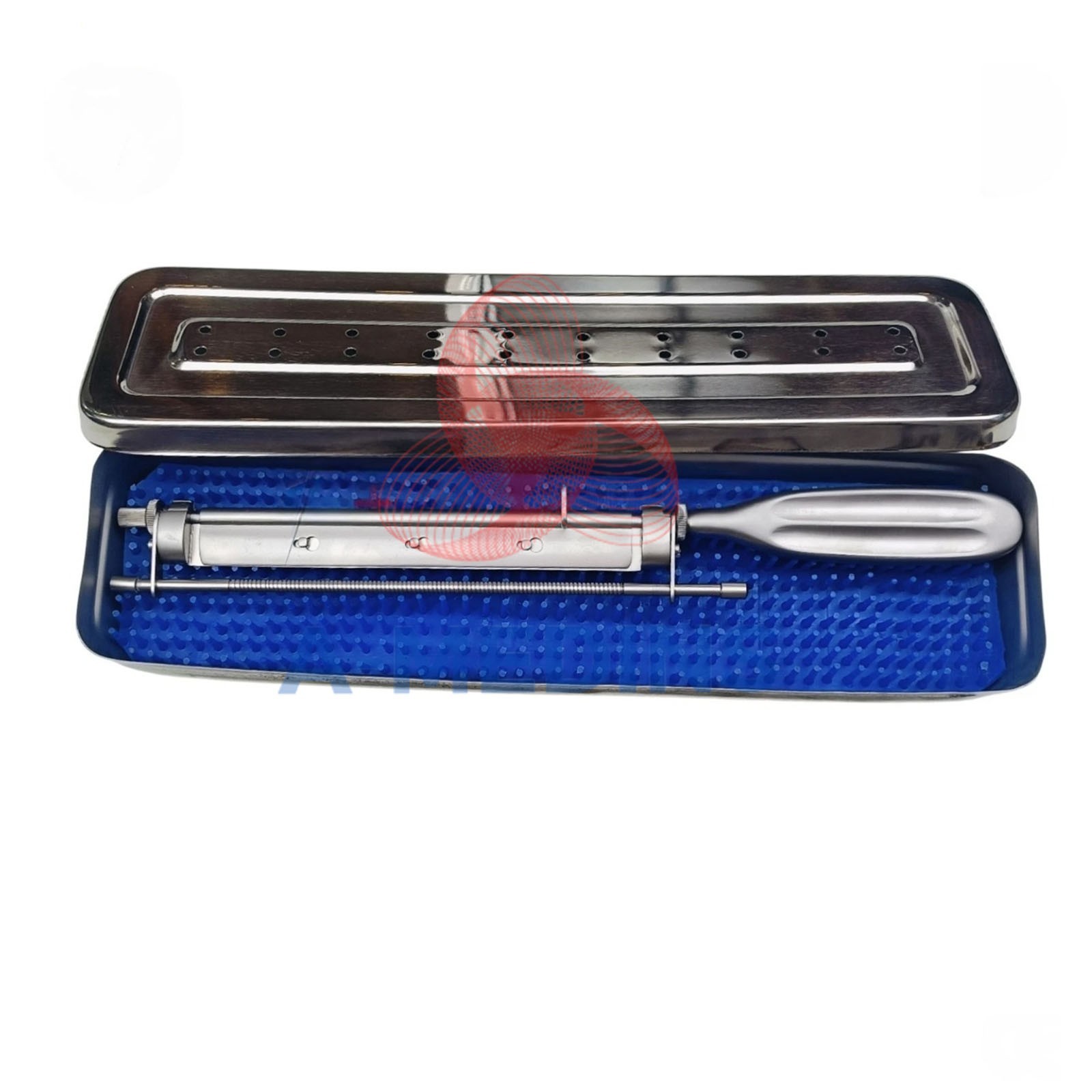 Watson Skin Graft Knife Handle Dermatone Instrument + Free 5 Blades – Steel Case