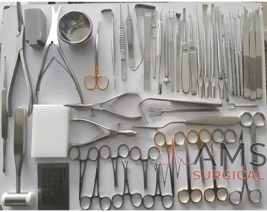 Rhinoplasty set of 53 Pcs, Nose Surgery Plastic surgery instruments