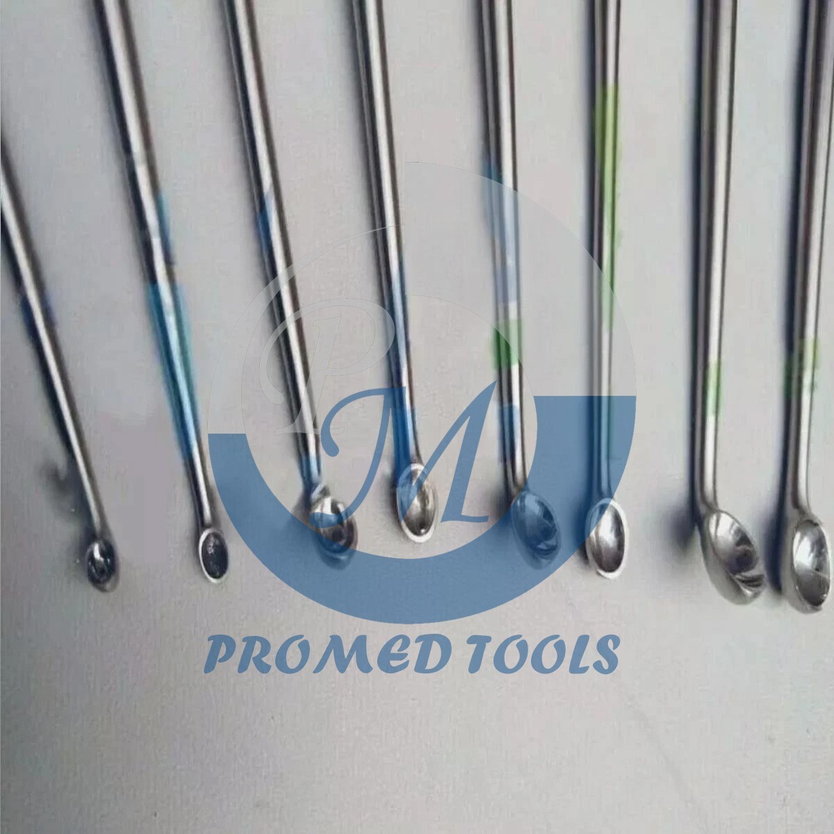 Bone Cervical Curettes Spine Orthopedics Spine Instruments 8 Pcs