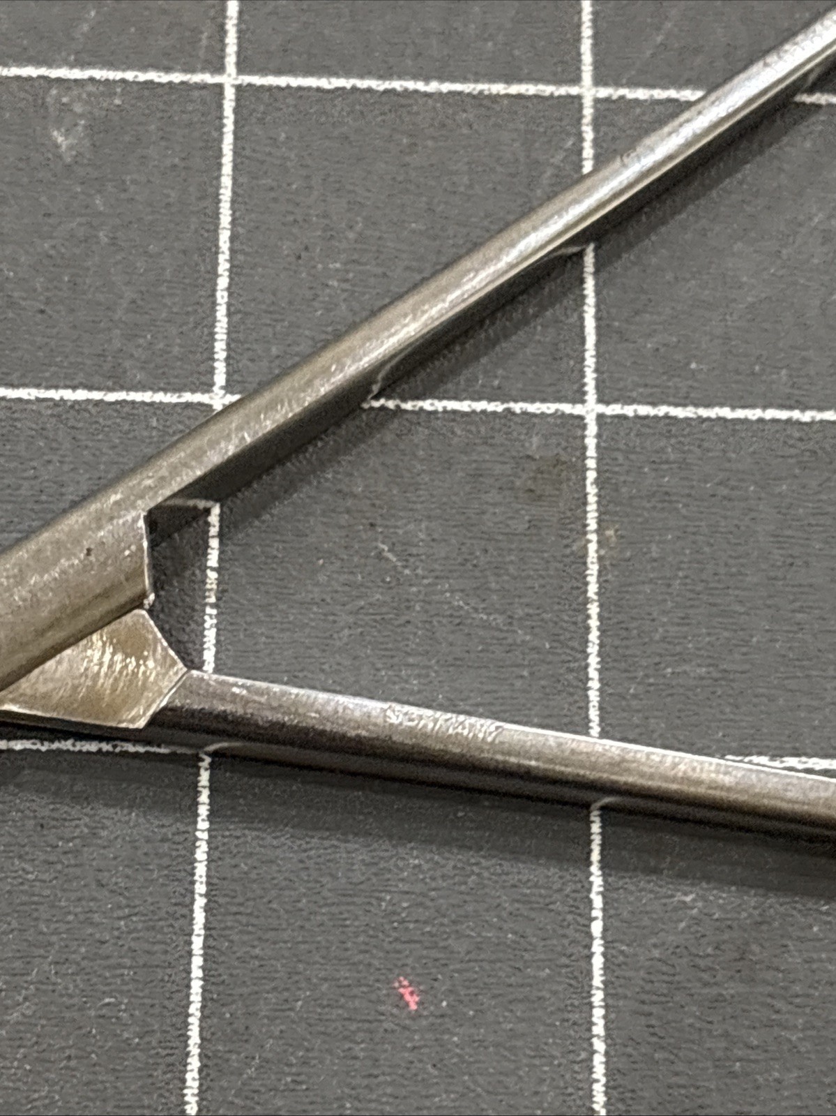 Medical Forceps 8 Inches Long Angled Tip