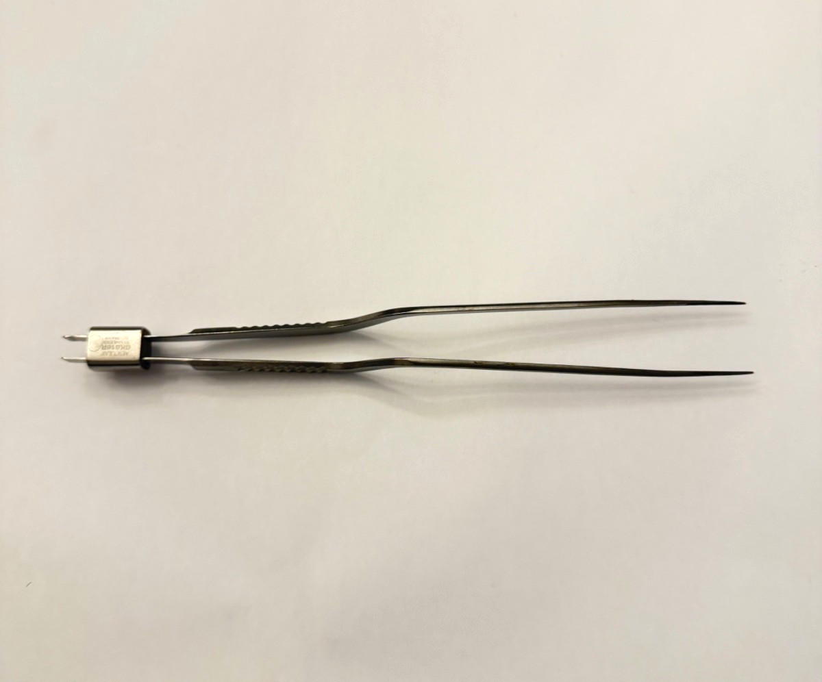 Aesculap GK616R Straight Bipolar Bayonet Forceps 200mm Working Length