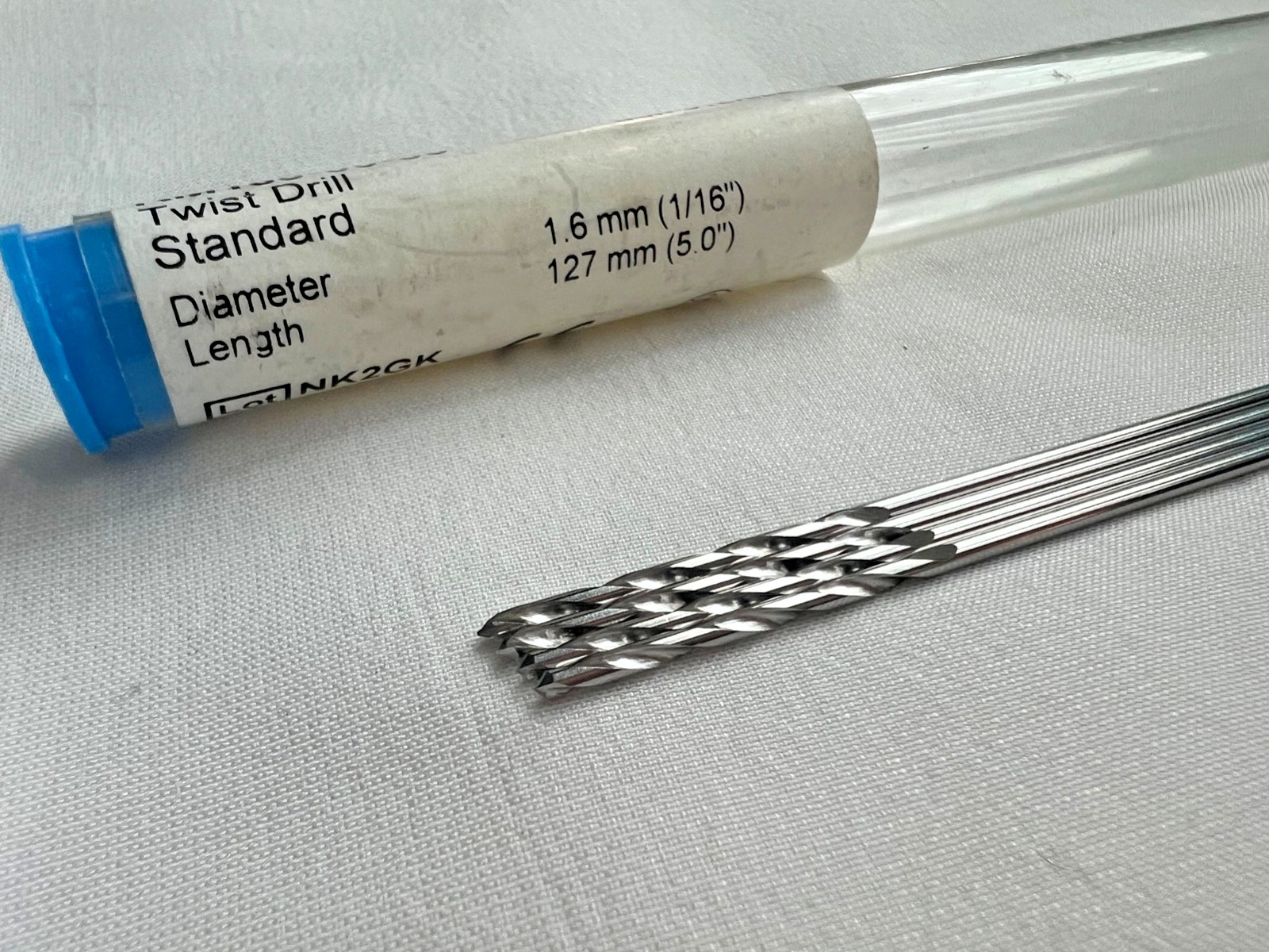 Lot Of 3 Brasseler USA Surgical KM166-00-06 Standard Twist Drill 4mm X 127mm