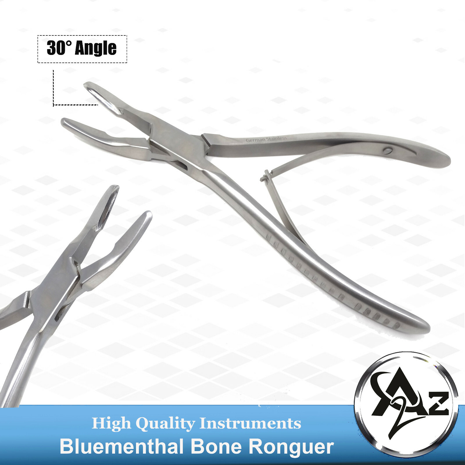 Latest Blumenthal Bone Rongeur 30 Degree 7″ Premium Surgical Dental Instruments
