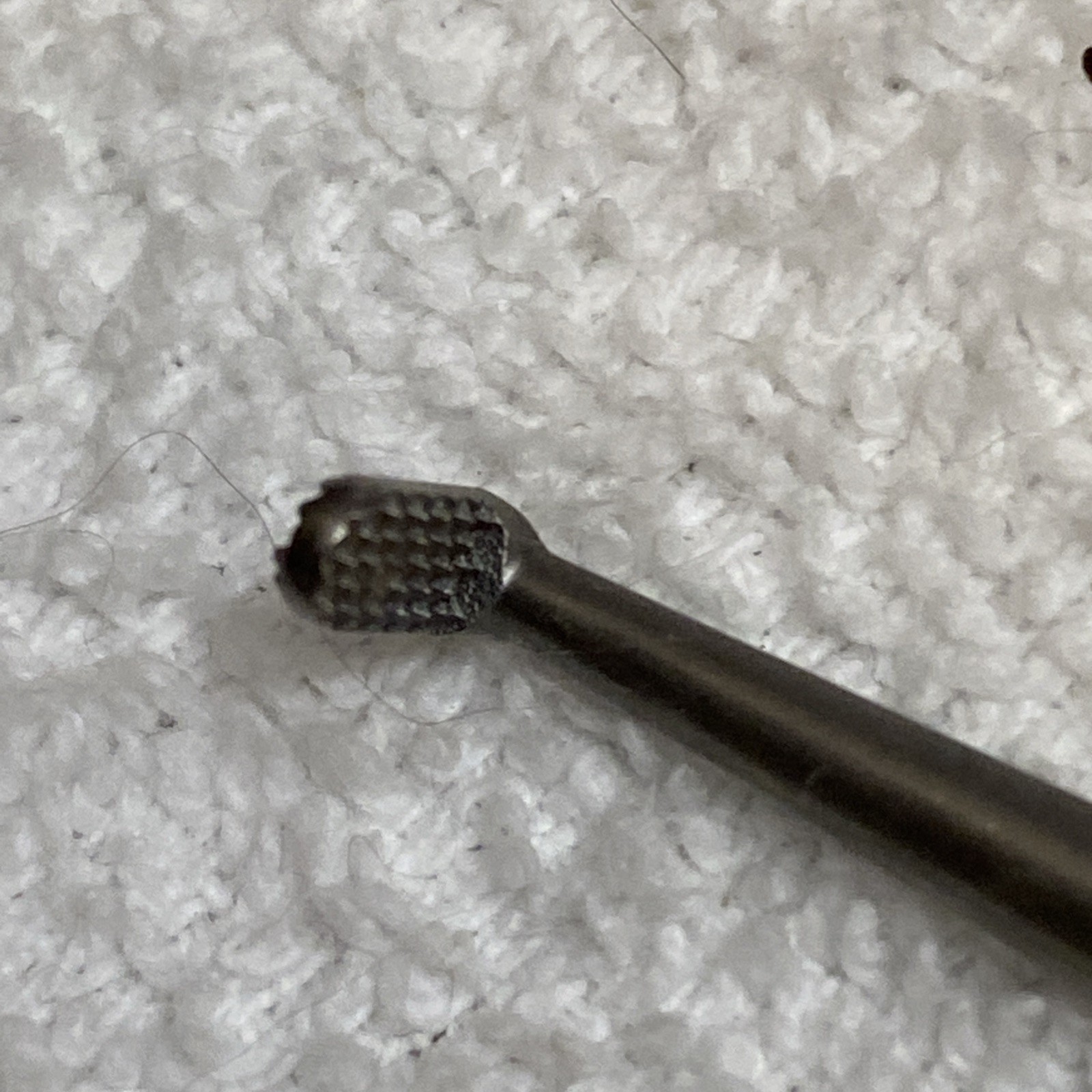 ***** ConMed Linvatec Shutt C8536.1 Meniscal Rasp 90° Top & Bottom Serrations