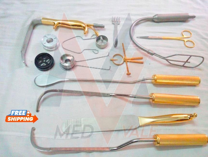 New Tebbetts Breast Surgery Instruments Set Breast Augmentation Set