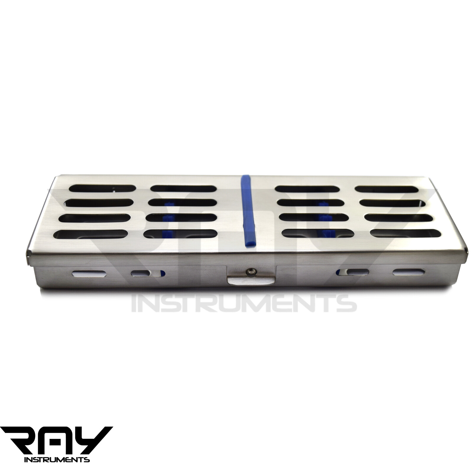 X1 Dental Sterilization Cassette Rack Tray Box For 5 Surgical Instruments NEW