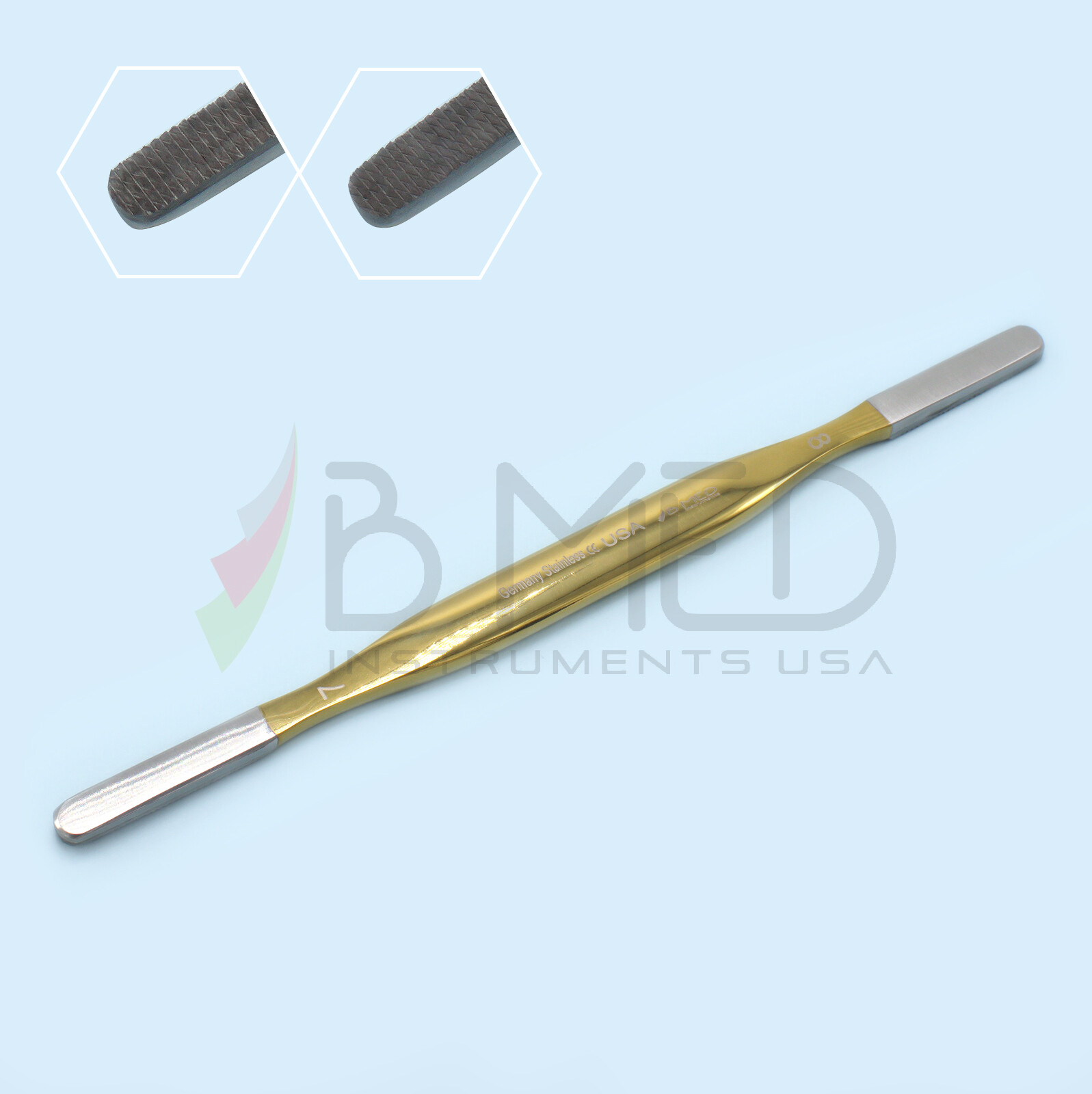 OR Grade TC Fomon Nasal Rasp 8″ Grits 7 And 8 Rhinoplasty Bones Plastic Surgery