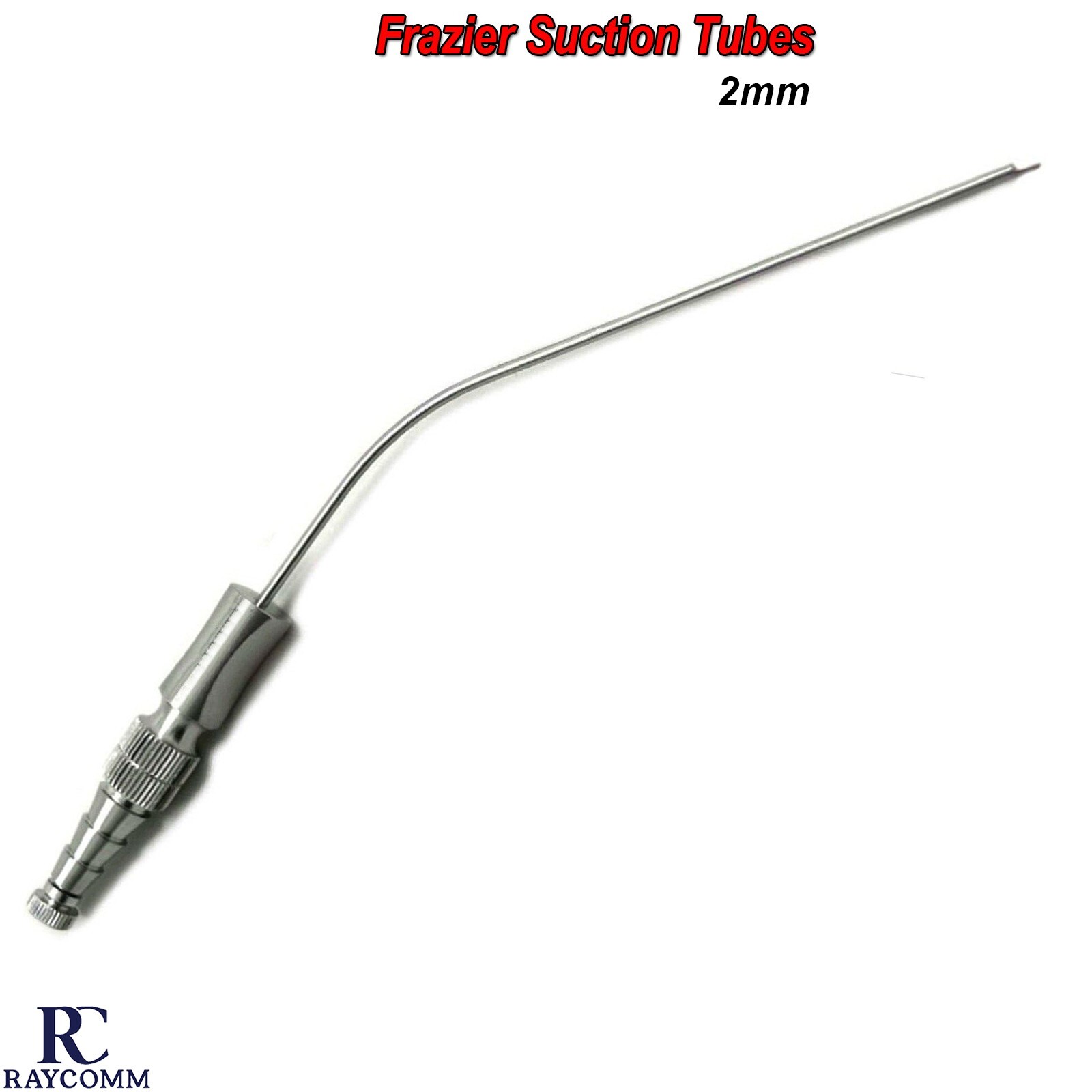 Dental Frazier Suction tube 2mm Aspirator Surgical ENT Ear Nose Instruments CE