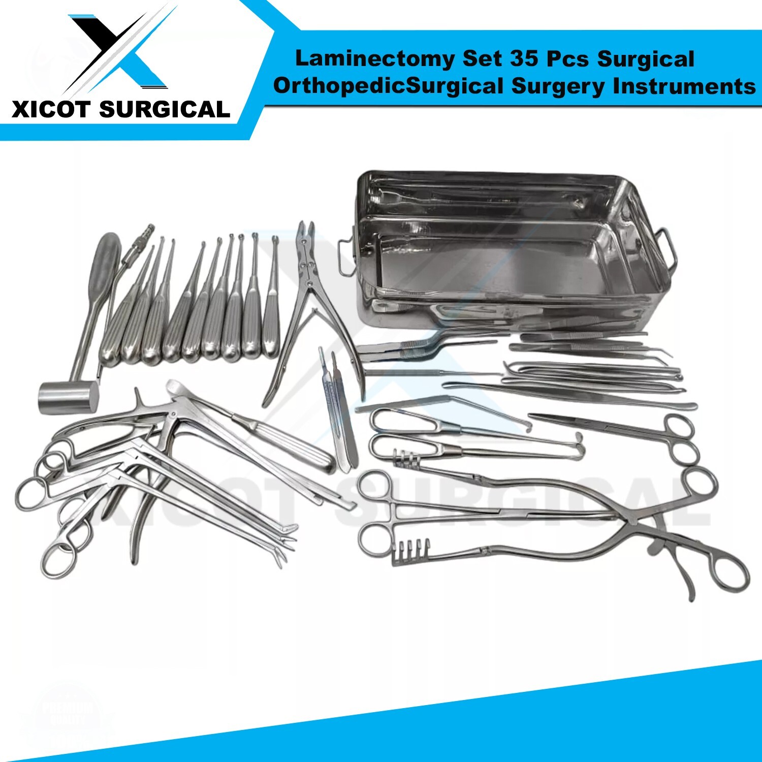Laminectomy Set 35 Pcs Surgical Orthopedic Surgical Surgery Instruments