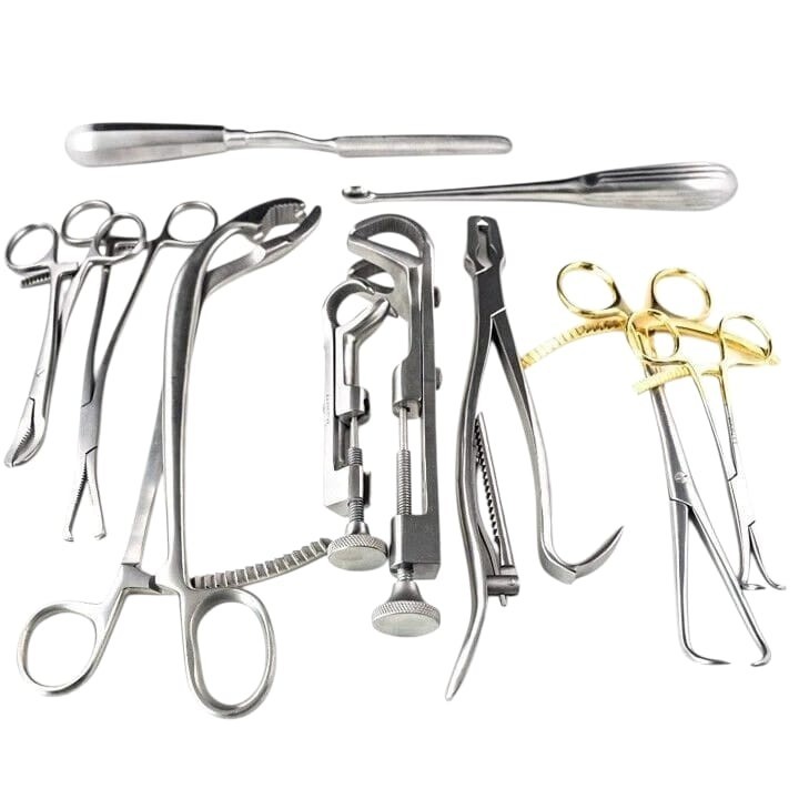 Assorted Orthopedic Surgical Instruments 10 Pcs Custom Made Set – German Grade
