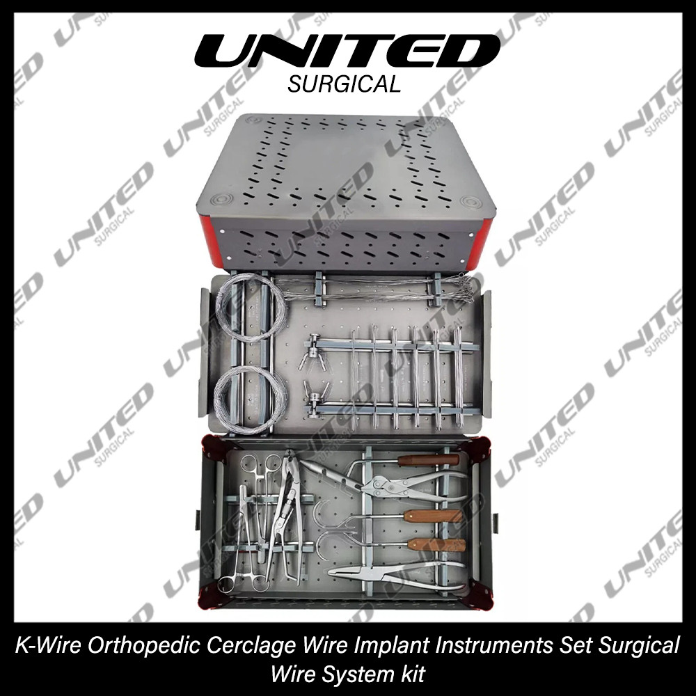 K-Wire Orthopedic Cerclage Wire Implant Instruments Set Surgical Wire System kit